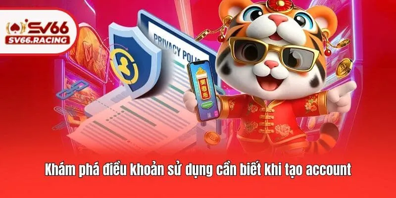 Khám phá điều khoản sử dụng cần biết khi tạo account